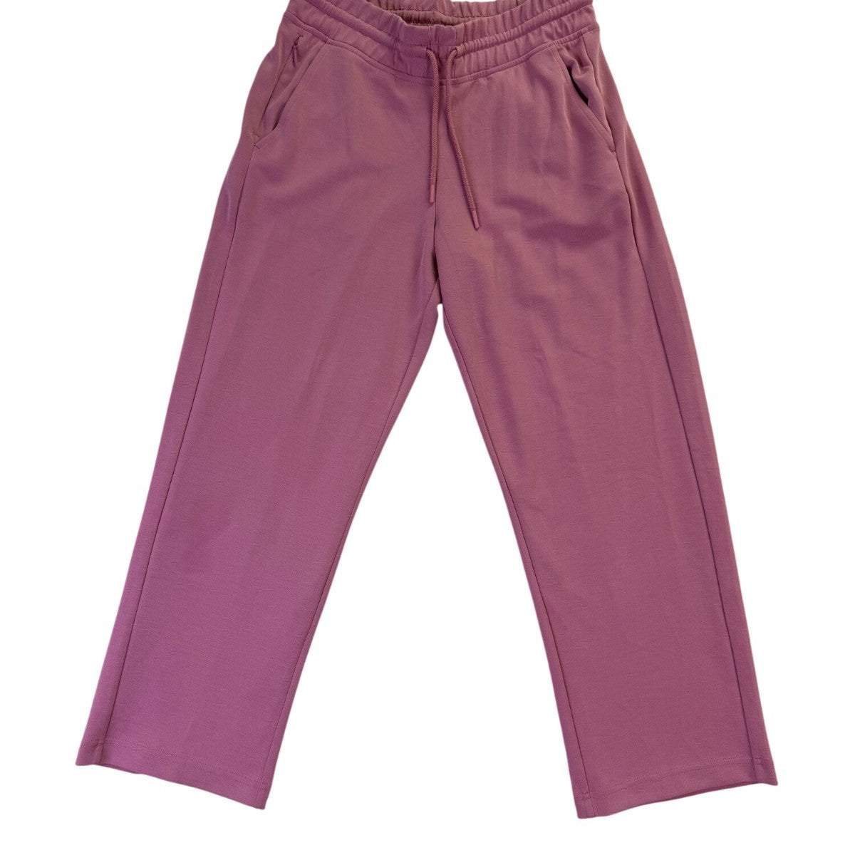 Athleta Womens Purple Cotton Blend Sweatshirt & Elastic Waist Jogger Set Sz XS