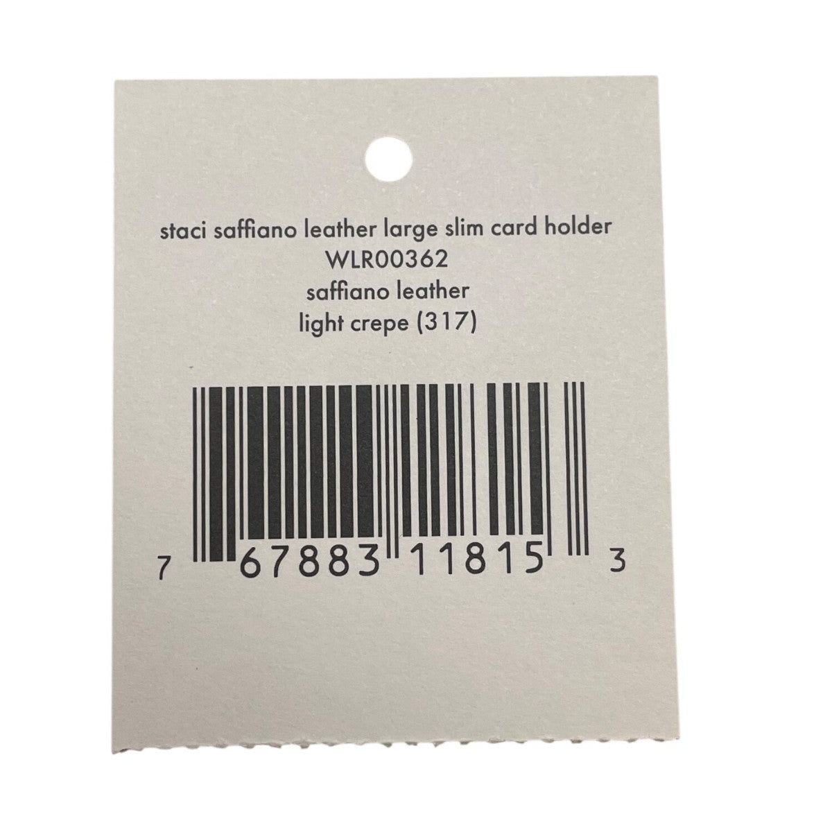 Kate Spade Women’s Light Crepe Saffiano Leather Large Slim Card Holder
