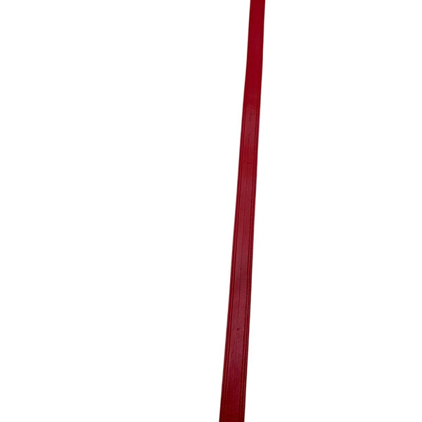 Vintage Red & Black Belt With Gold Buckle 37 in Long Adjustable Buckle