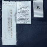Loft Marisa Trouser Pants Navy & Burgundy  High-Waist Wide-Leg Size 4 - New