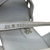 SAS Women’s Gray Leather Strappy Adjustable Ankle Strap Wedge Sandals Size 8.5M