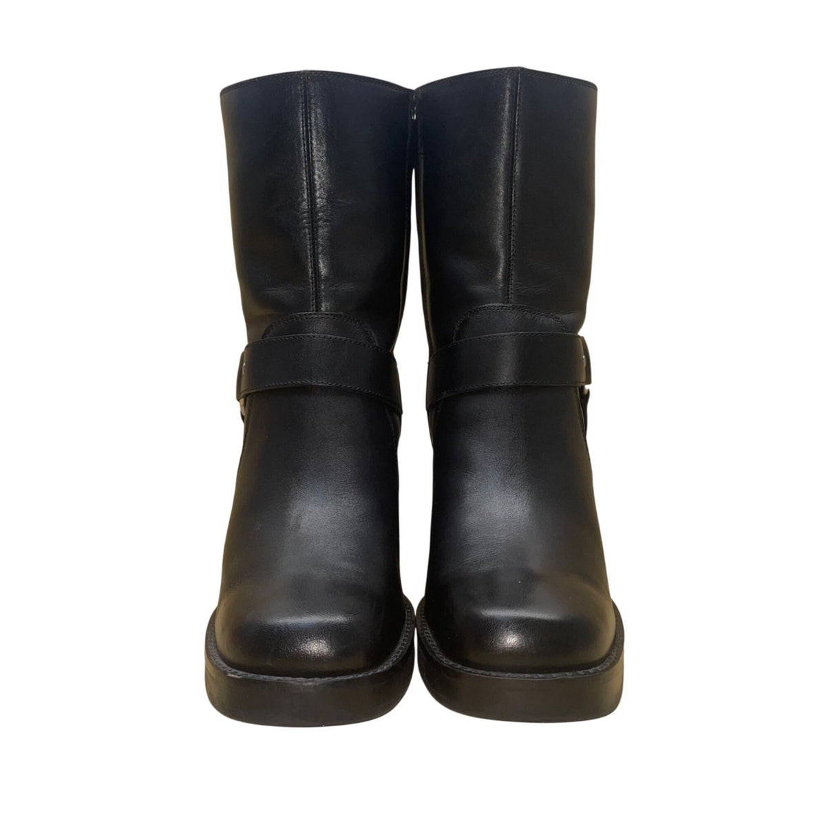 Harley-Davidson Women’s Black Leather Heeled Zelta Harness Boots Size 8.5M