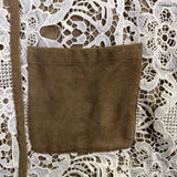 Chicos Womens Tan Lace Overlay Knit Jacket With Pockets & 3/4 Sleeves Size 2