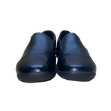 Clarks Women’s Black Leather Elastic Panels Slip-On In-Motion Shoes Size 7M