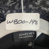 Jones New York Cardigan Girly Glam Black  Women's Sweater Sz 10