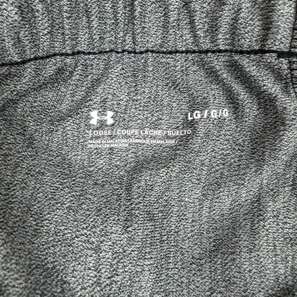 Under Armour Womens Gray & Pink Running Shorts Loose Fit Size L