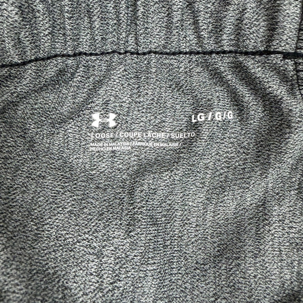 Under Armour Womens Gray & Pink Running Shorts Loose Fit Size L