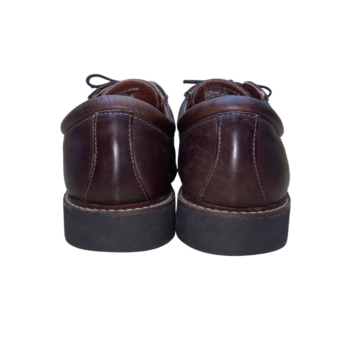 Eddie Bauer Men’s Brown Leather Derby Style Dress Shoes Size 8.5M