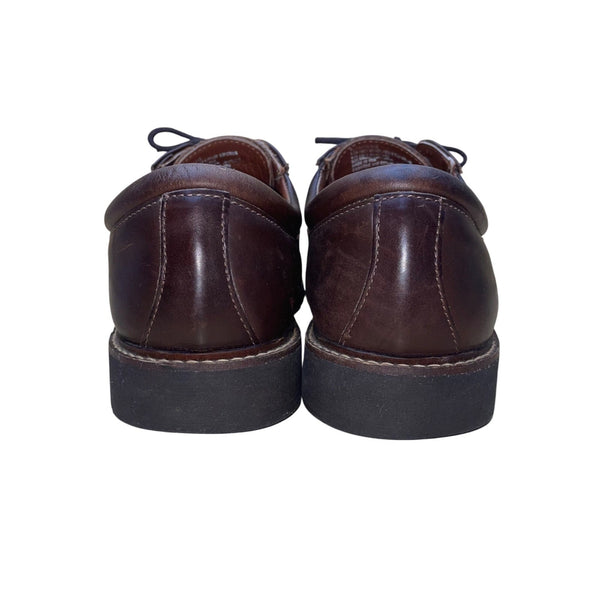 Eddie Bauer Men’s Brown Leather Derby Style Dress Shoes Size 8.5M