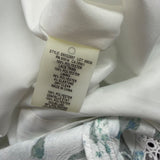 Elie Tahari Womens White Floral Lace Trim Sleeveless Dress Summer Size 8