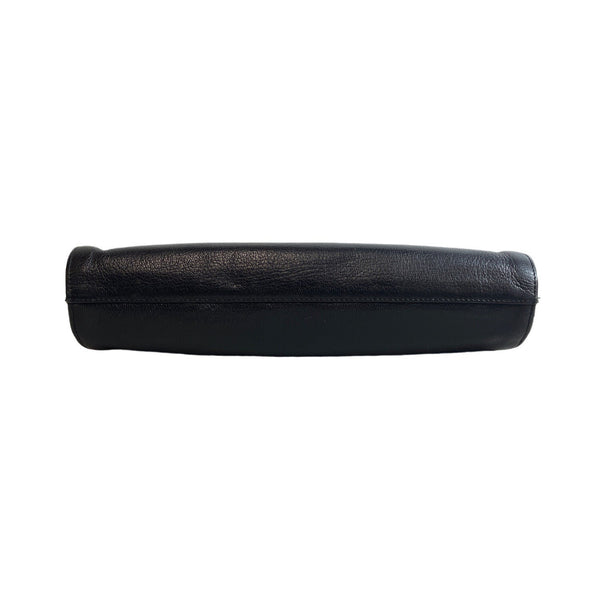 Vintage La Bagagerie Women's Black Leather Crossbody Bag