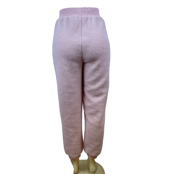 Miss Selfridge Pink Cozy Lounge Jogger Sweatpants & Pullover Top Set Sz 12