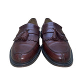 Handcrafted Johnston & Murphy Men’s Brown Leather Tassel Slip-On Loafers Size 11