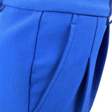 J. McLaughlin Women’s Royal Blue Blazer & Wide-Leg Pants Set Office Attire Sz 6