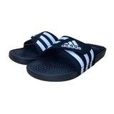 Adidas Men’s Black Synthetic Adjustable Adissage Slides Massage Sandals Size 7 