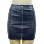 Women’s Black Faux Leather Tube Skirt Sz S