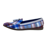 Sperry Women’s Red & Blue Plaid Saybrook Tassel Loafers Flat Shoes Size 9.5-New