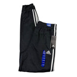 Adidas Youth Black Polyester Track Pants With White Stripes Sz L/G (14/16)