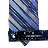 Jones New York Mens Blue Striped Silk Tie Diagonal Classic Pattern Business 58