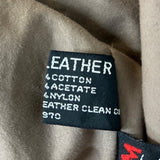 Vintage 80s Expedition by Robert Comstock Brown Pilot Leather Jacket Sz XL