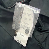 New York & Company Womens Black Ruffle Front Short Sleeve Blouse Sz S