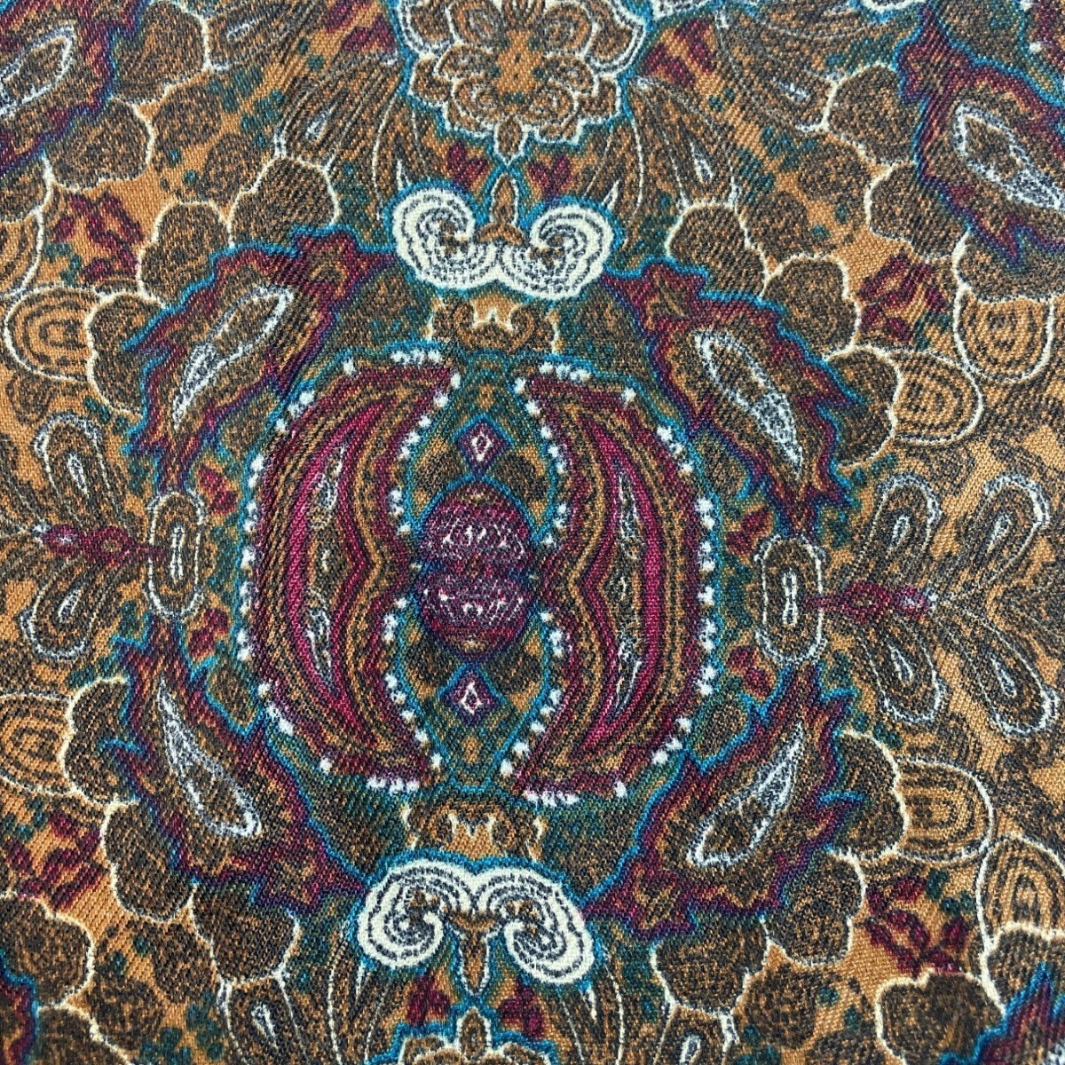 LDS Sheila Paisley Multicolor Shawl With Fringe Detailing