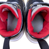 Jordan Kids Black & Red Patent Hook & Loop Closure Lightweight Sneaker Size 8C