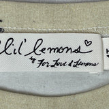 Lil Lemons Organic Cotton Bee Print Kids Tee 4T Soft Stylish Top