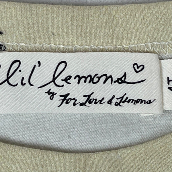 Lil Lemons Organic Cotton Bee Print Kids Tee 4T Soft Stylish Top