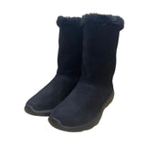 Skechers Women’s Black Suede Faux Fur Lined On-The-Go City 2 Winter Boots Size 7