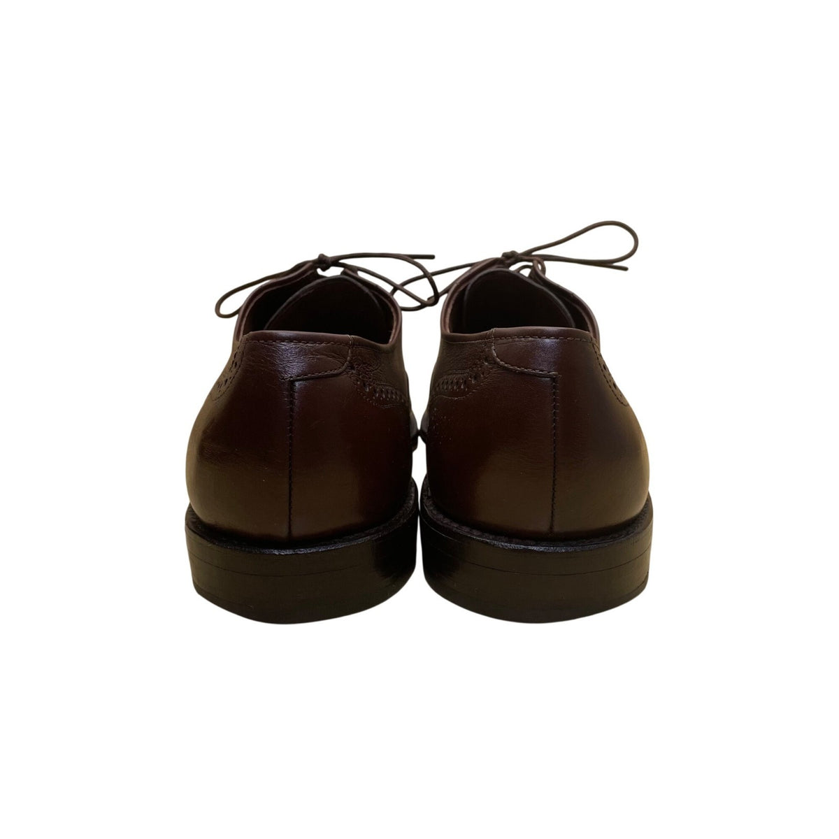 Allen Edmonds Men’s Brown Leather Lace-Up Wingtip Chester Dress Shoes Size 10.5