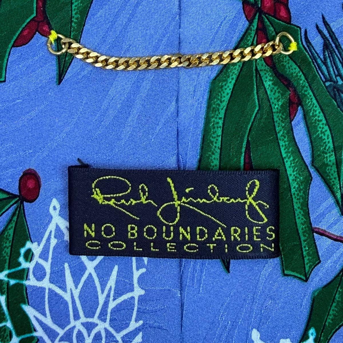 Ruch Lindenthal Mens Multicolor Polyester Holiday-Themed Tie 57"