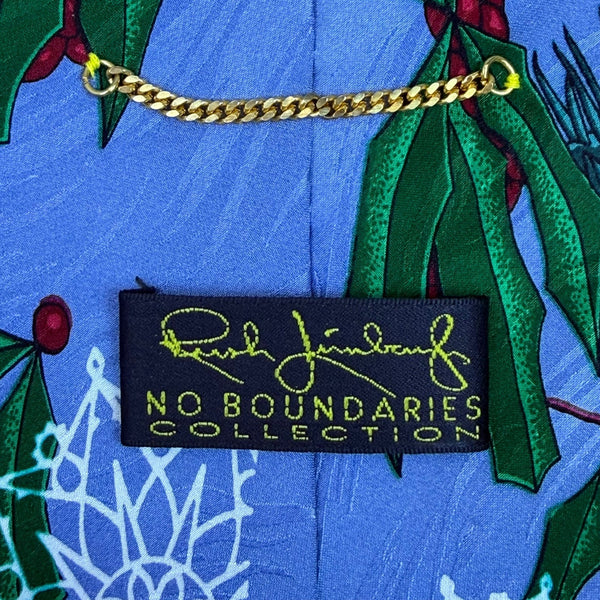 Ruch Lindenthal Mens Multicolor Polyester Holiday-Themed Tie 57"