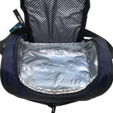 Eddie Bauer Navy & Black Lunch Bucket Bag Insulated Zipper Compartments One Size
