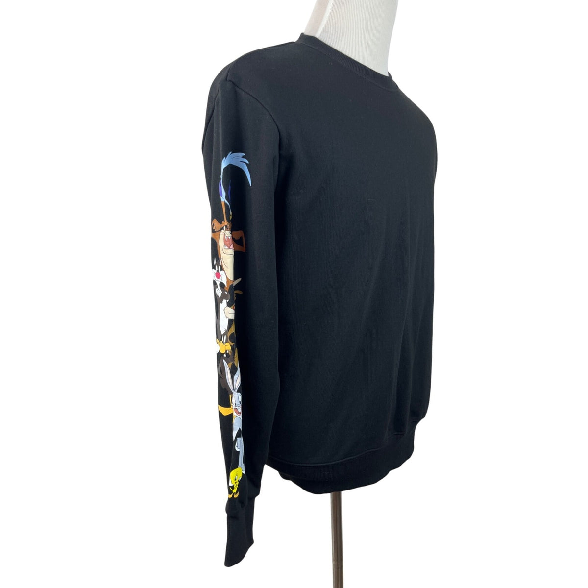 Looney Tunes Men's Black Long Sleeve Sweatshirt Sz L