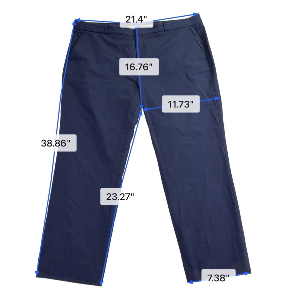 Banana Republic Womens Navy Avery Pants Stylish & Comfortable Design Size 18 