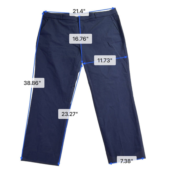 Banana Republic Womens Navy Avery Pants Stylish & Comfortable Design Size 18 
