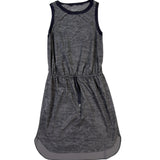 Athleta Womens Gray Sleeveless Drawstring Waist Dress XXS