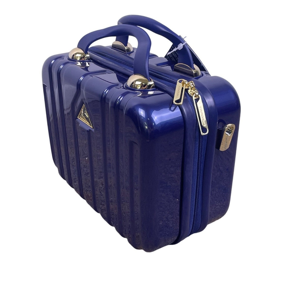 Triforce Unisex Blue Aluminum 2-Piece Luggage Set With Spinner Wheels & TSA Lock