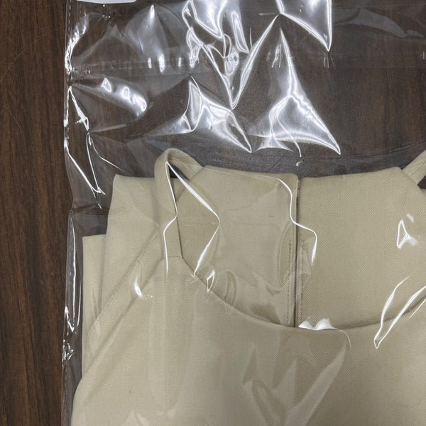 Banana Republic Womens Beige Cotton Blend Halter Dress Size 00 Petite