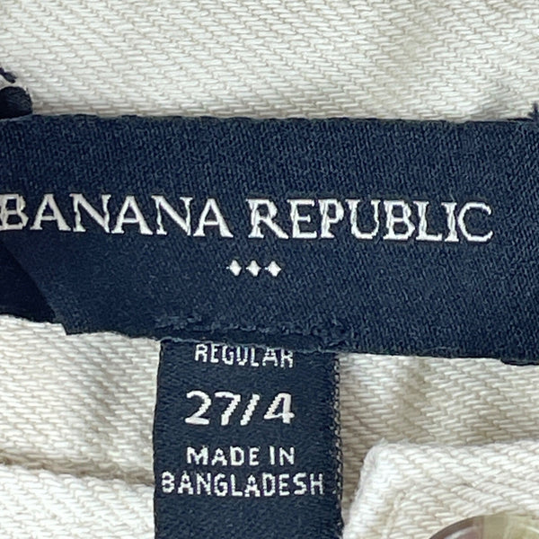 Banana Republic Women's Beige Regular Fit Cargo Pants Sz 27