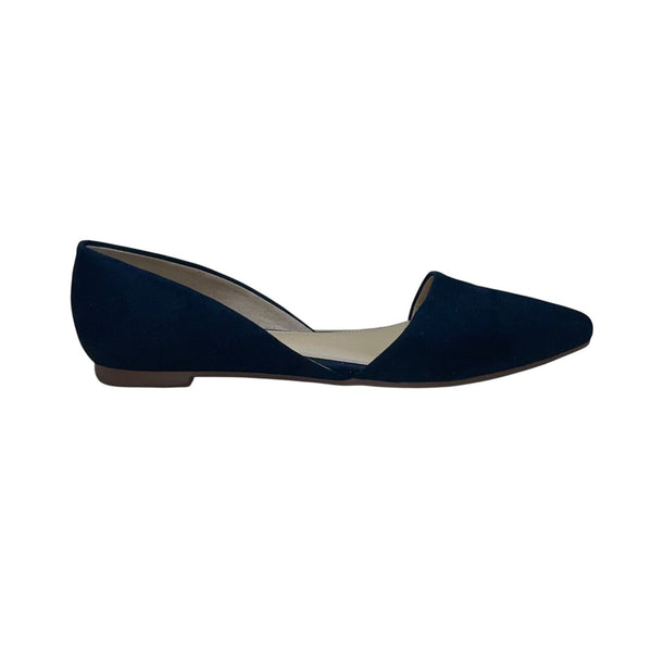 J. Crew Women’s Black Suede D’Orsay Pointed Toe Flats Size 7