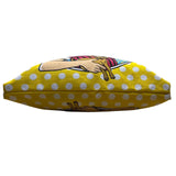 Dog Is Good Women’s Yellow White Polka Dot Canvas 