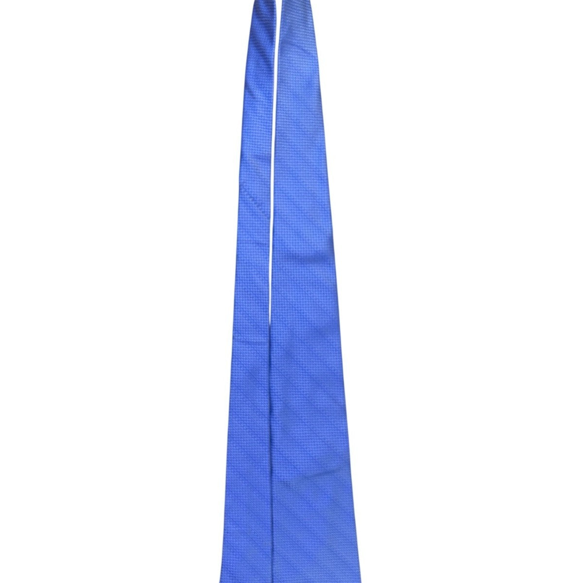 Nicole Miller Mens Blue Silk Necktie Woven Pattern 58" Length Unique Design