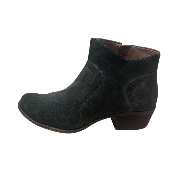 Lucky Brand Women’s Green Suede Brolley Western Ankle Booties 7M
