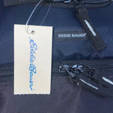Eddie Bauer Navy & Black Lunch Bucket Bag Insulated Zipper Compartments One Size