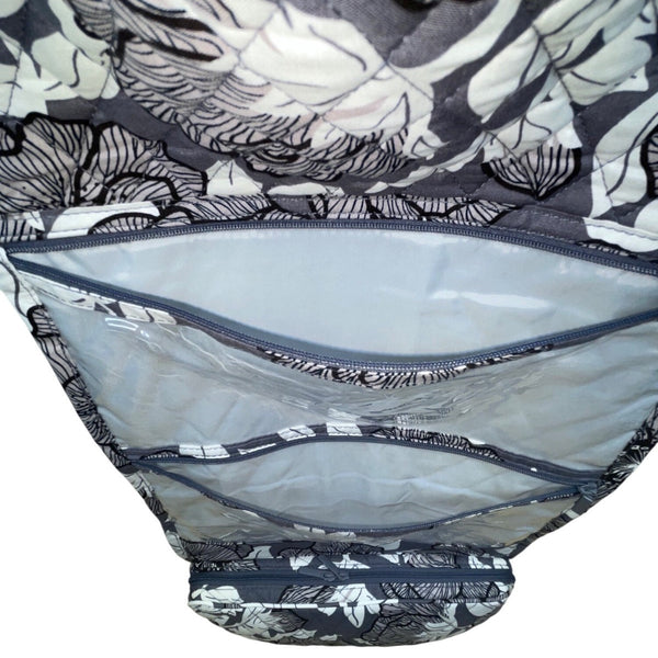 Vera Bradley Women’s Gray Quilted Floral Foldable Hanging Travel Organizer