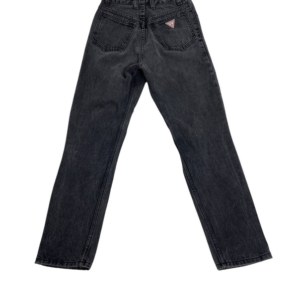 Vintage Guess Georges Marciano Mens Black Acid Wash Jeans Size 30 Straight Leg D