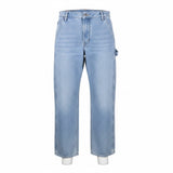 Abercrombie & Fitch Womens Light Wash Denim Carpenter Jeans Curve Love Sz 29