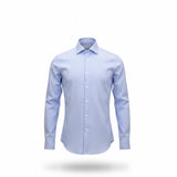 Calvin Klein Mens Light Blue Slim Fit Long-Sleeve Button-Down Shirt Size M